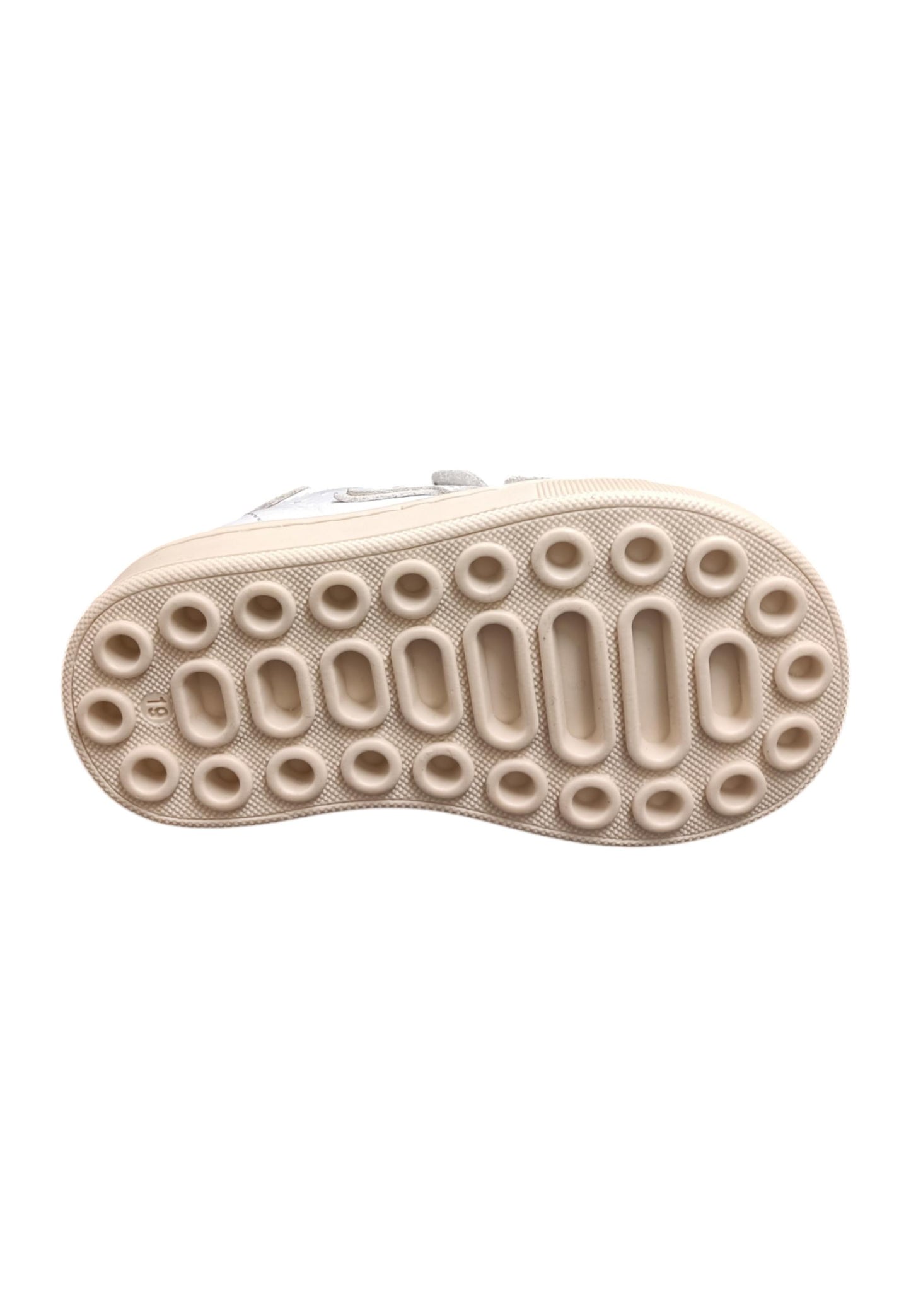 Scarpe sneakers Unisex bambini balducci cita bianco-beige velcro