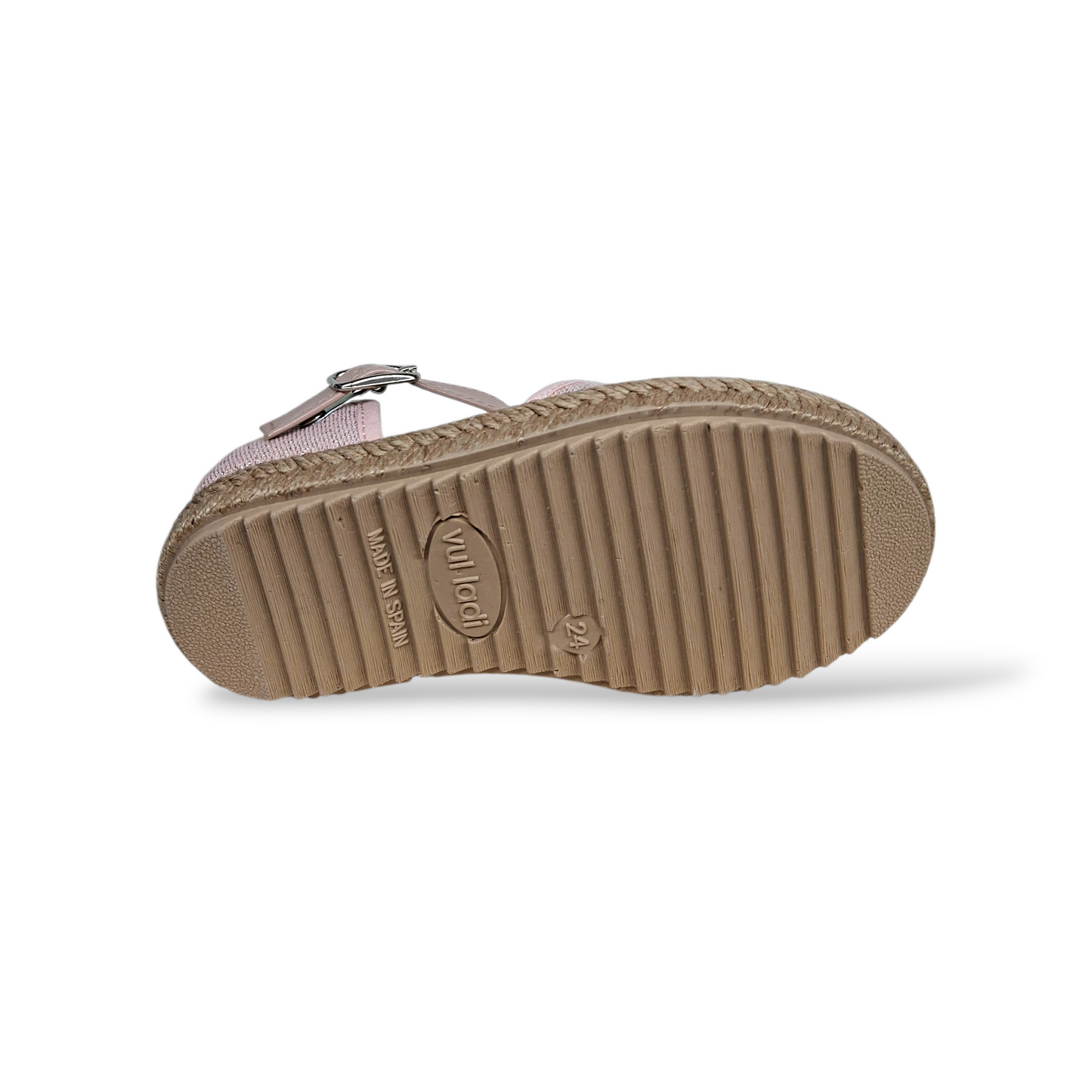 Scarpe espadrillas Bambine e ragazze VUL-LADI vulcanizados 7356-701 rosa-beige fibia