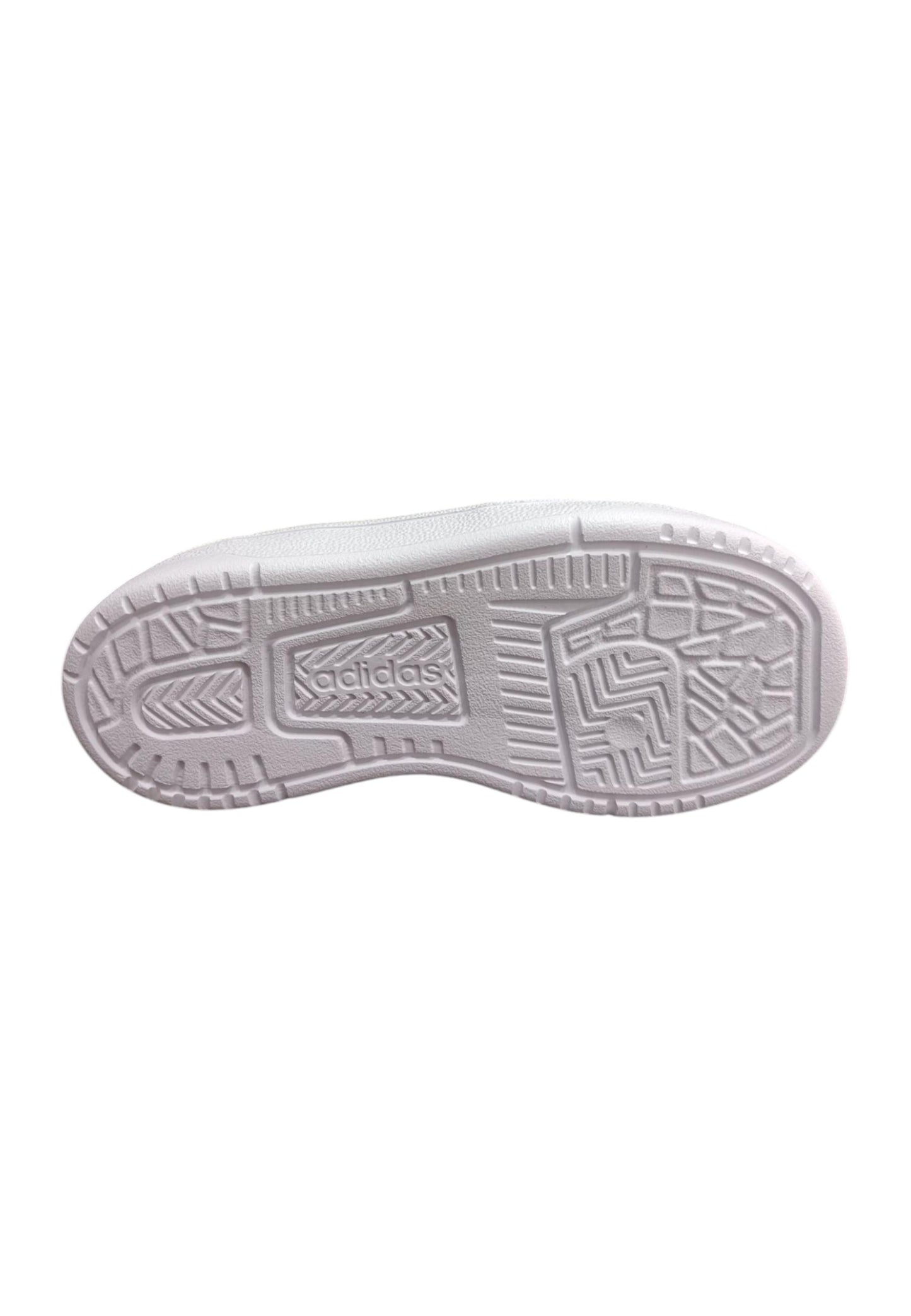 Scarpe sneakers Bambini e ragazzi adidas rapid court grigio-bianco velcro