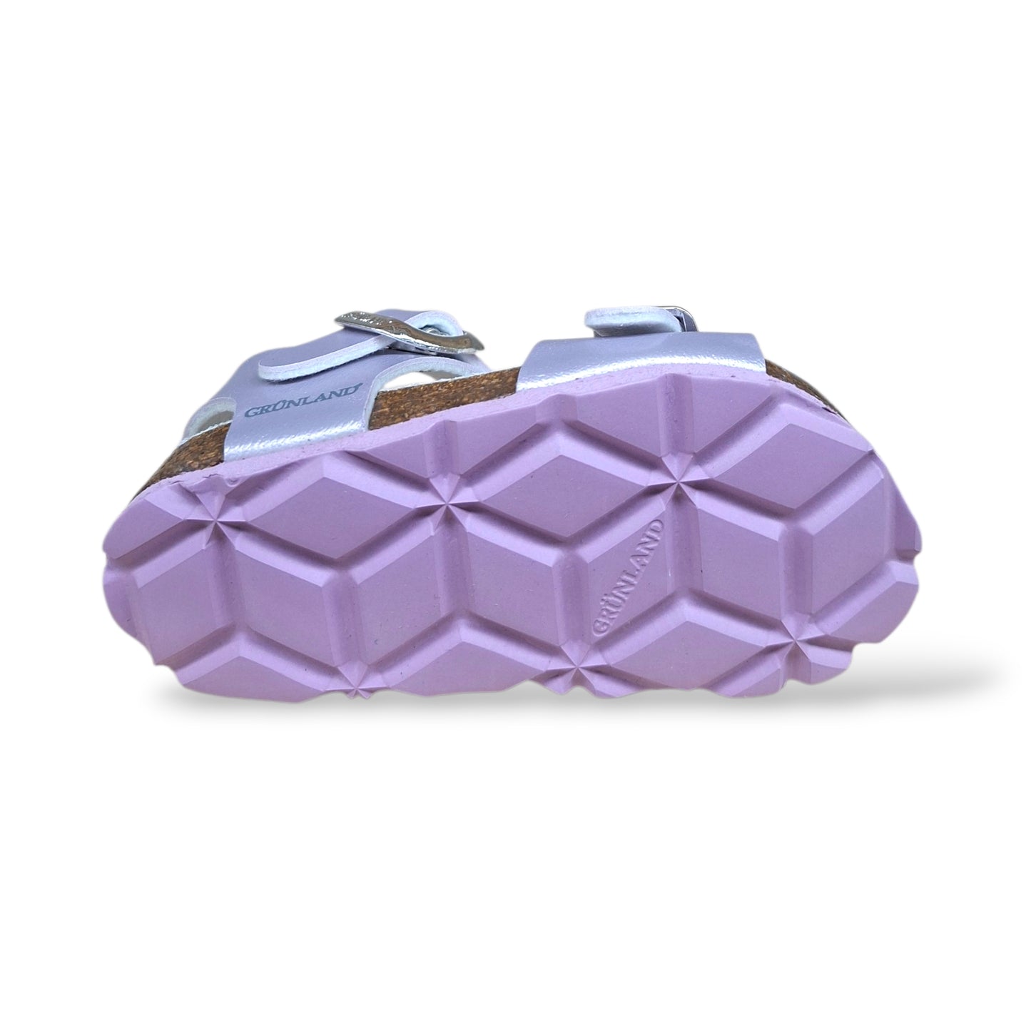 Sandalo Bio Sughero Bambine Grunland Junior Aria Glicine – Primissimi Passi Fibia EVA Taglia 20-24