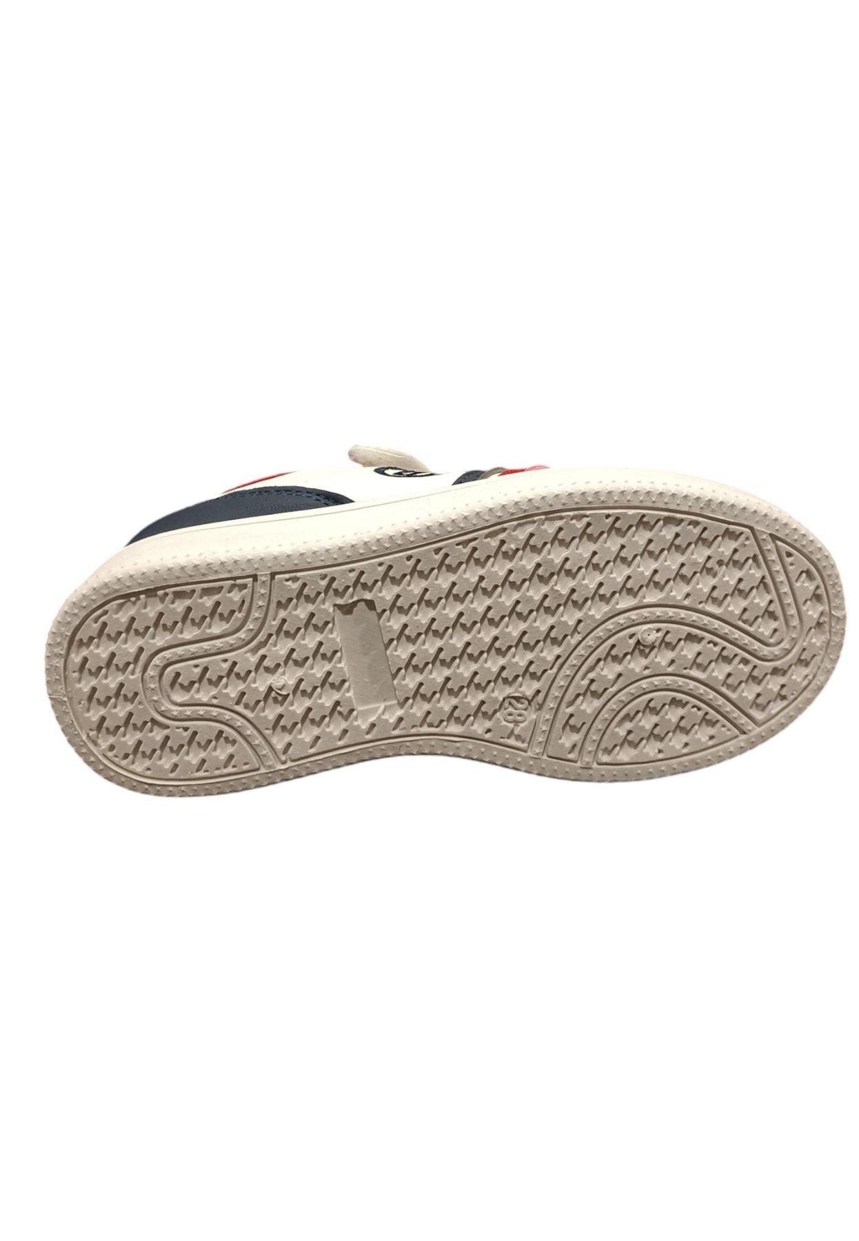 Scarpe snekears Unisex bambino Sergio Tacchini ROMA bianco-blue-rosso laccio elastico e velcro