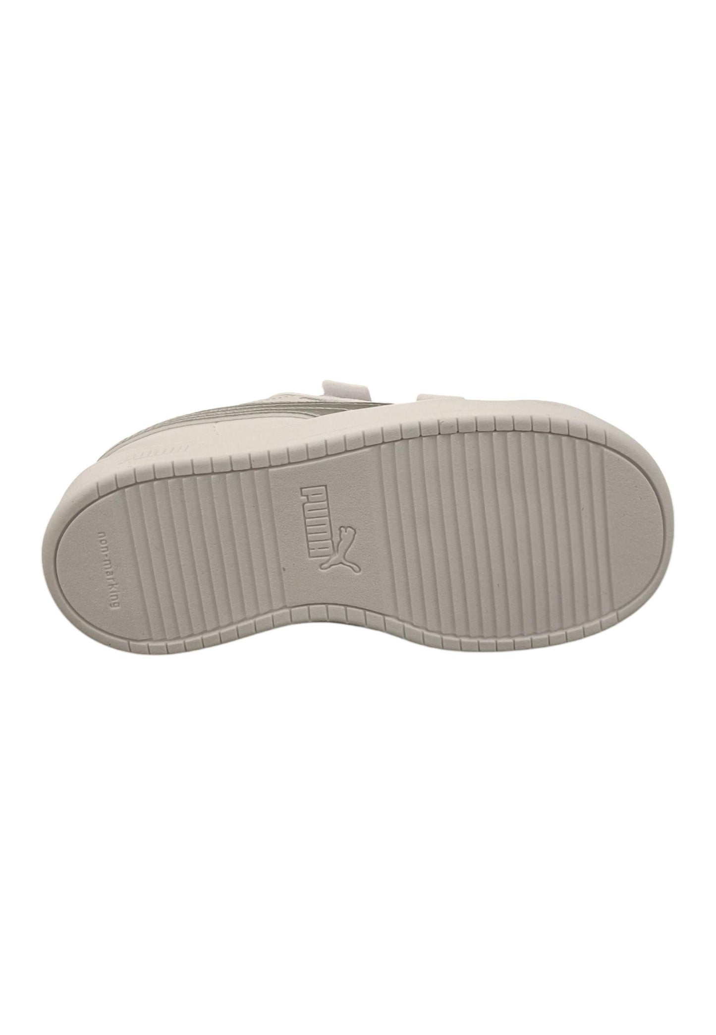 Scarpe sneakers Bambine e ragazze PUMA rickie classic bianco-grigio velcro