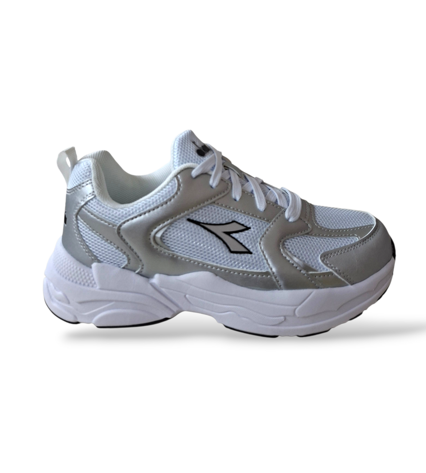 Scarpe sneakers Bambini e ragazzi Diadora ALLEY 101.183487 grigio-metal-bianco laccio