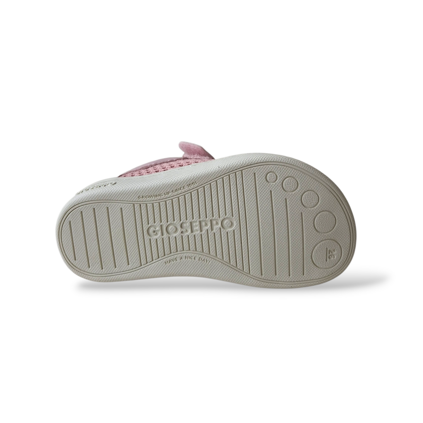 Calzature-bambina-primavera-estate-2026-Gioseppo-Crete-rosa-barefoot-Scarpetteria-Gica-Trani