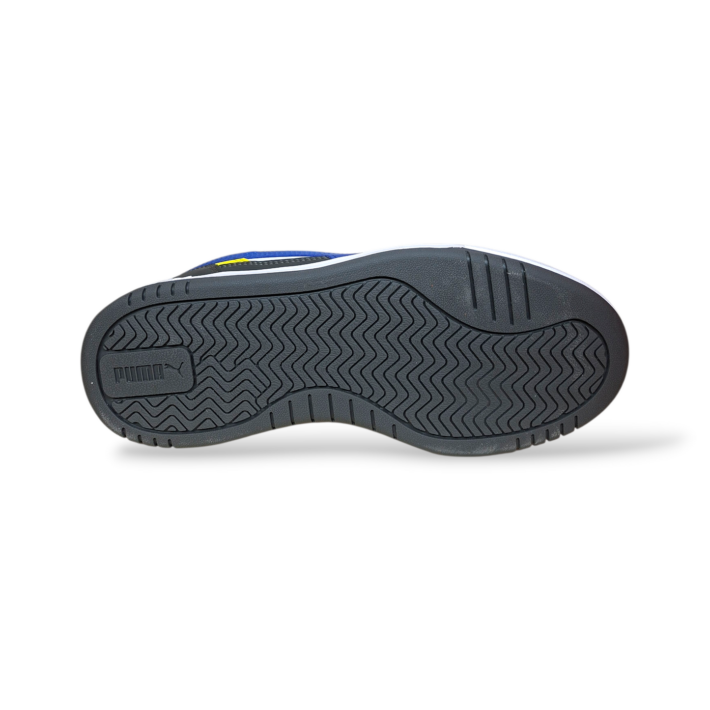 Sneakers-sportive-bambino-Puma-Caven-blu-giallo-nero-bianco-Scarpetteria-Gica-Trani