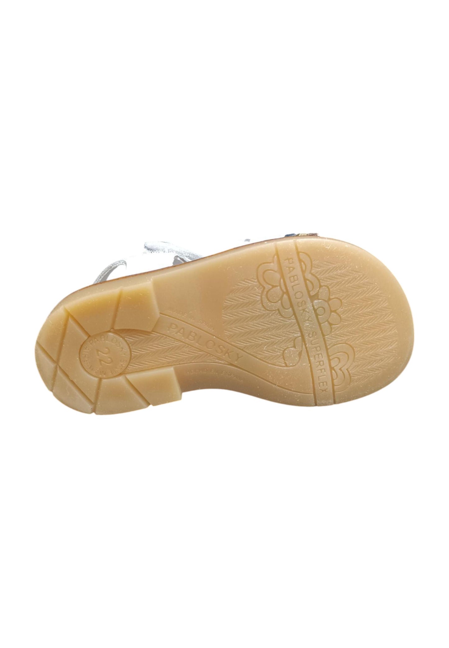 Sandalo bambina Pablosky Olimpo multicolor pelle velcro comfort anatomico