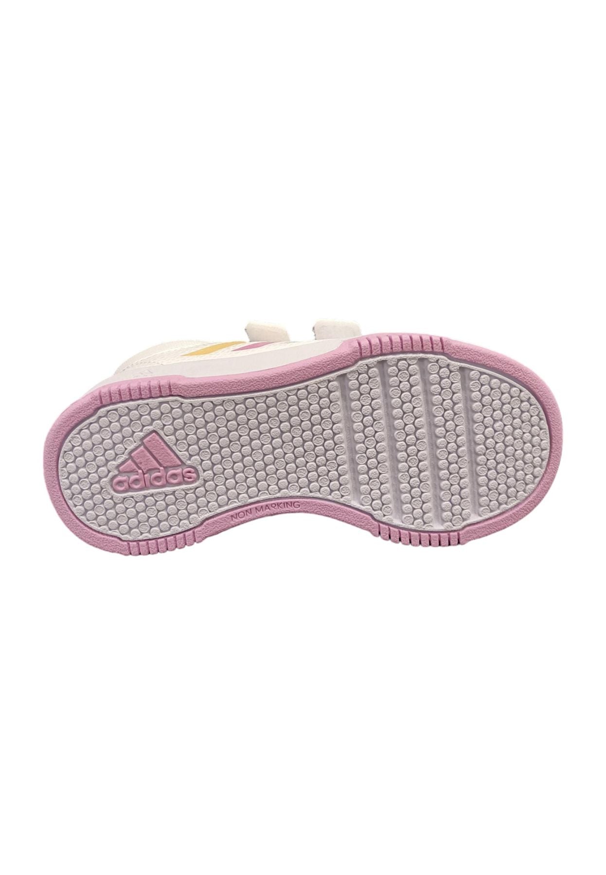 Scarpe sneakers Bambini e ragazzi adidas tensaur bianco-fuxja velcro