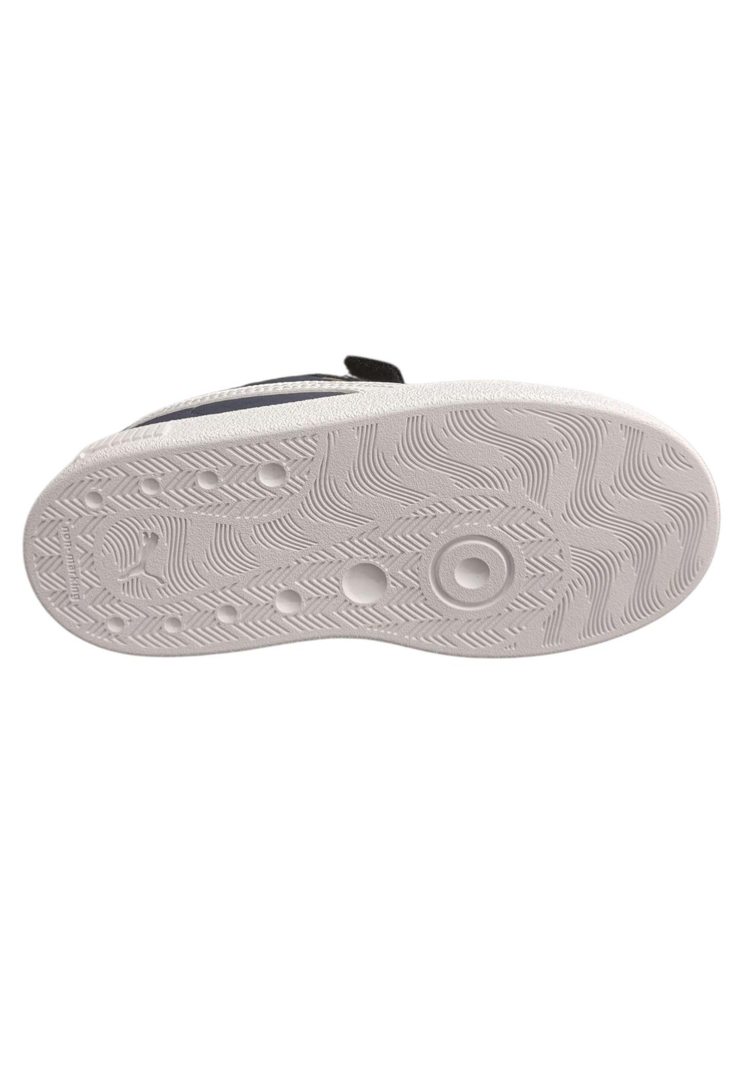 Sneakers Bambini Puma Club Blu Bianco Suede - Scarpe Ginnastica Velcro