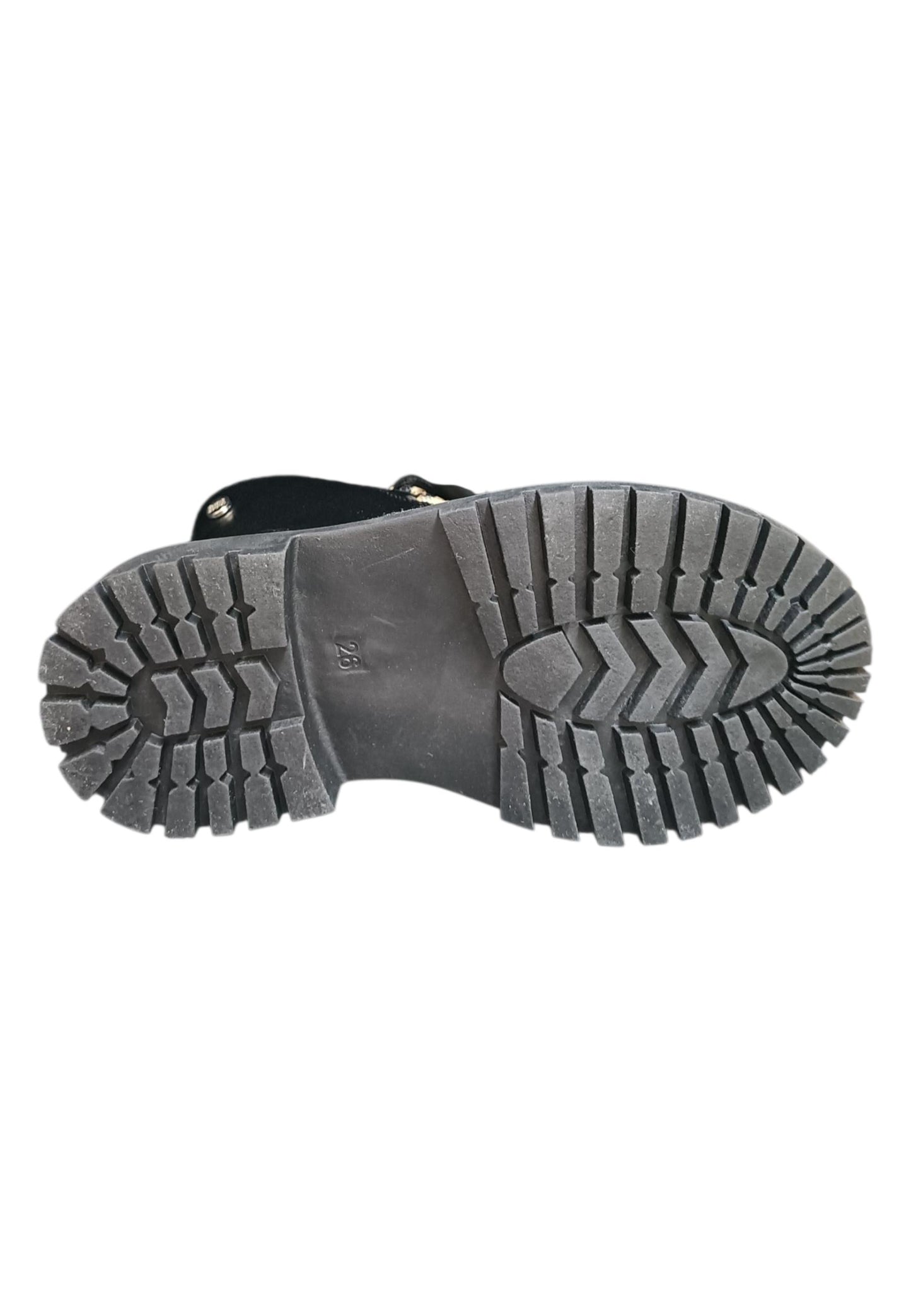 Anfibio bambina Gioseppo Mulliken nero pelle zip laterale urban style