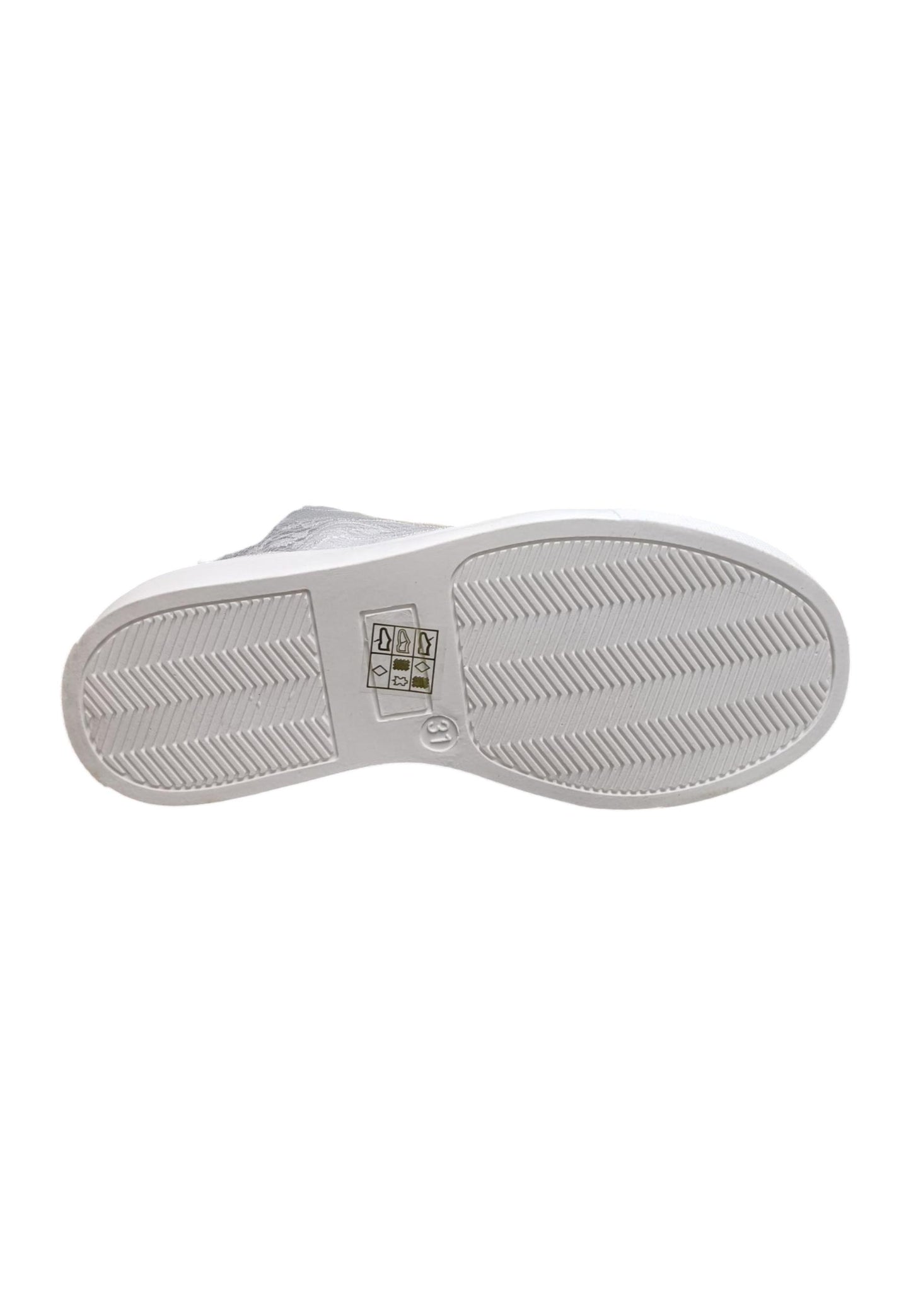 Scarpe sneakers Bambine e ragazze ferrè BUTTER bianco laccio e zip laterale