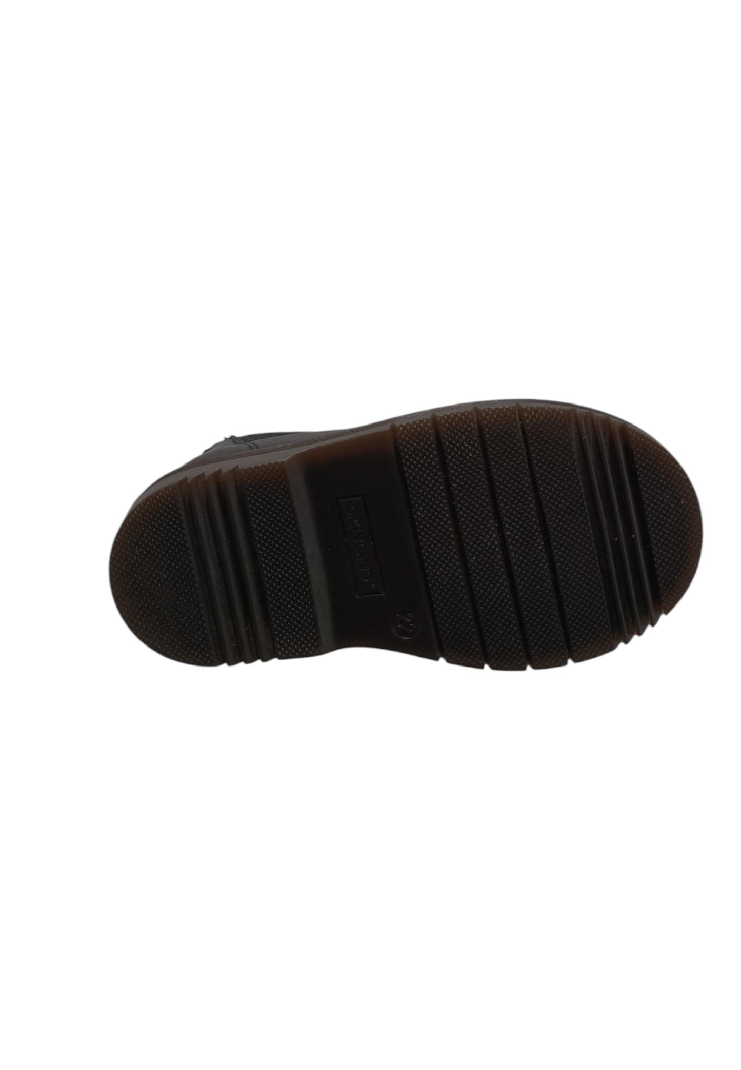 Stivaletti bambino Grunland Junior Nill nero pelle - Anfibi con zip laterale