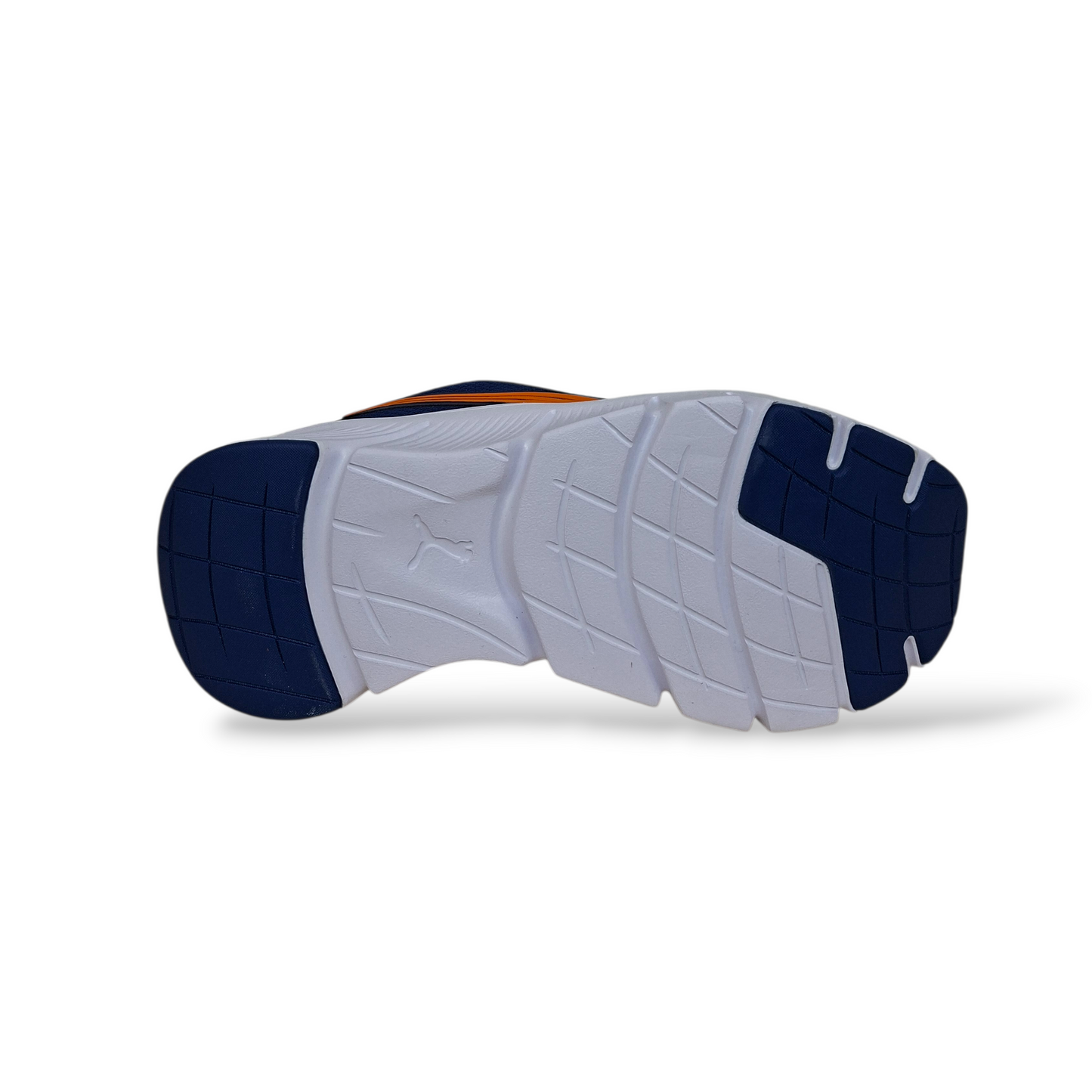 Scarpe sneakers Bambini e ragazzi PUMA flexfocus moder 401517 blue-arancione laccio