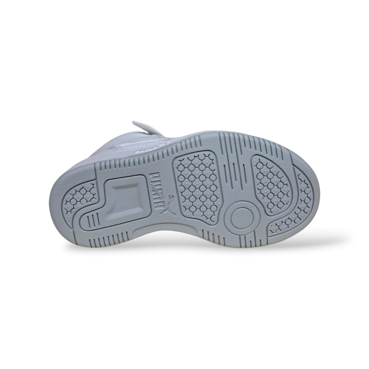 puma-rebound-408802-regalo-bambini-ragazzi-unisex-sneakers-bianco-pelle-total-white-alta-basket-laccio-elastico-velcro-back-to-school-versatile-luminoso-sportivo-quotidiano-autunno-inverno-2026-taglie-28-35-scarpetteria-gica-trani