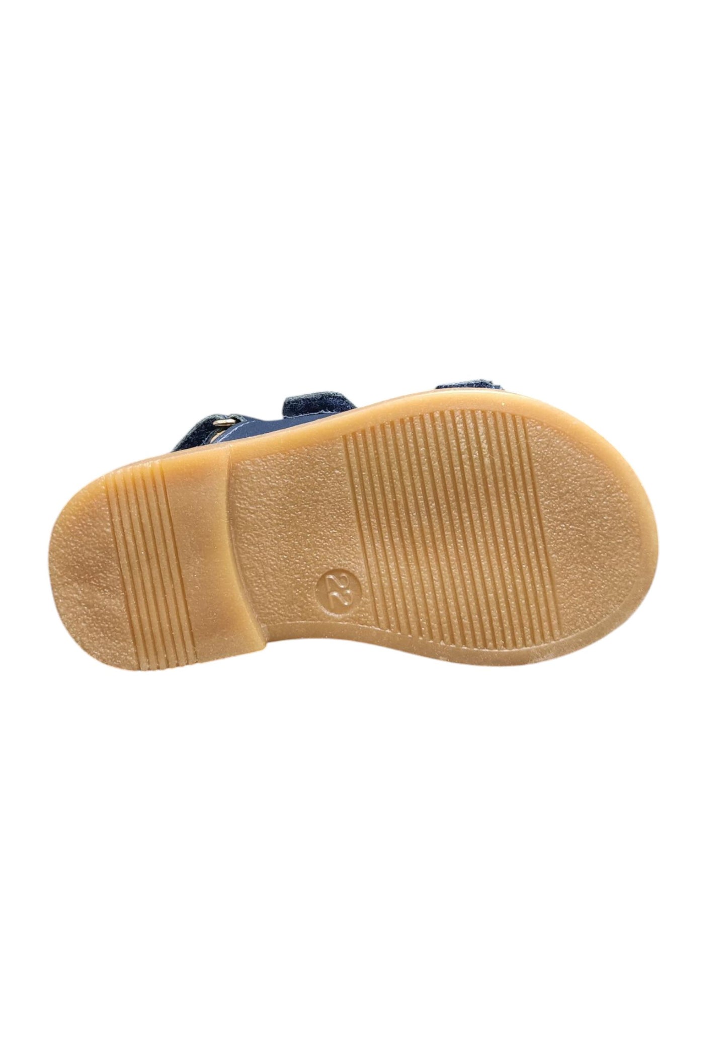 Sandalo bambino Platis Open Classic blue pelle - Sandalo da passeggio con velcro