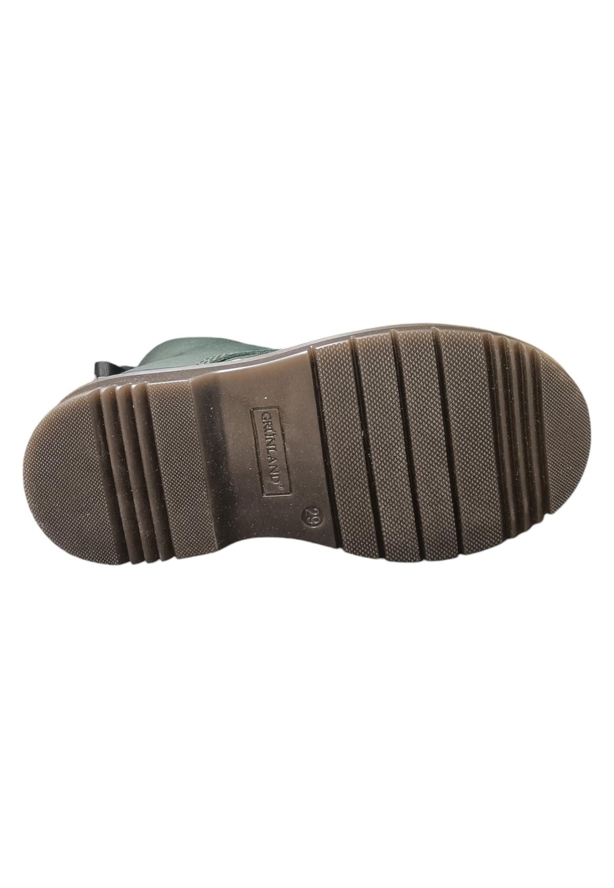 Anfibio bambino Grunland Junior Taba bosco pelle zip laterale urban style