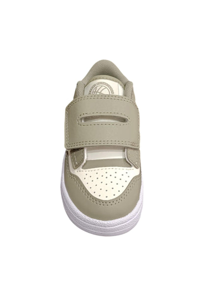 Scarpe sneakers Bambini e ragazzi adidas rapid court  grigio-bianco velcro