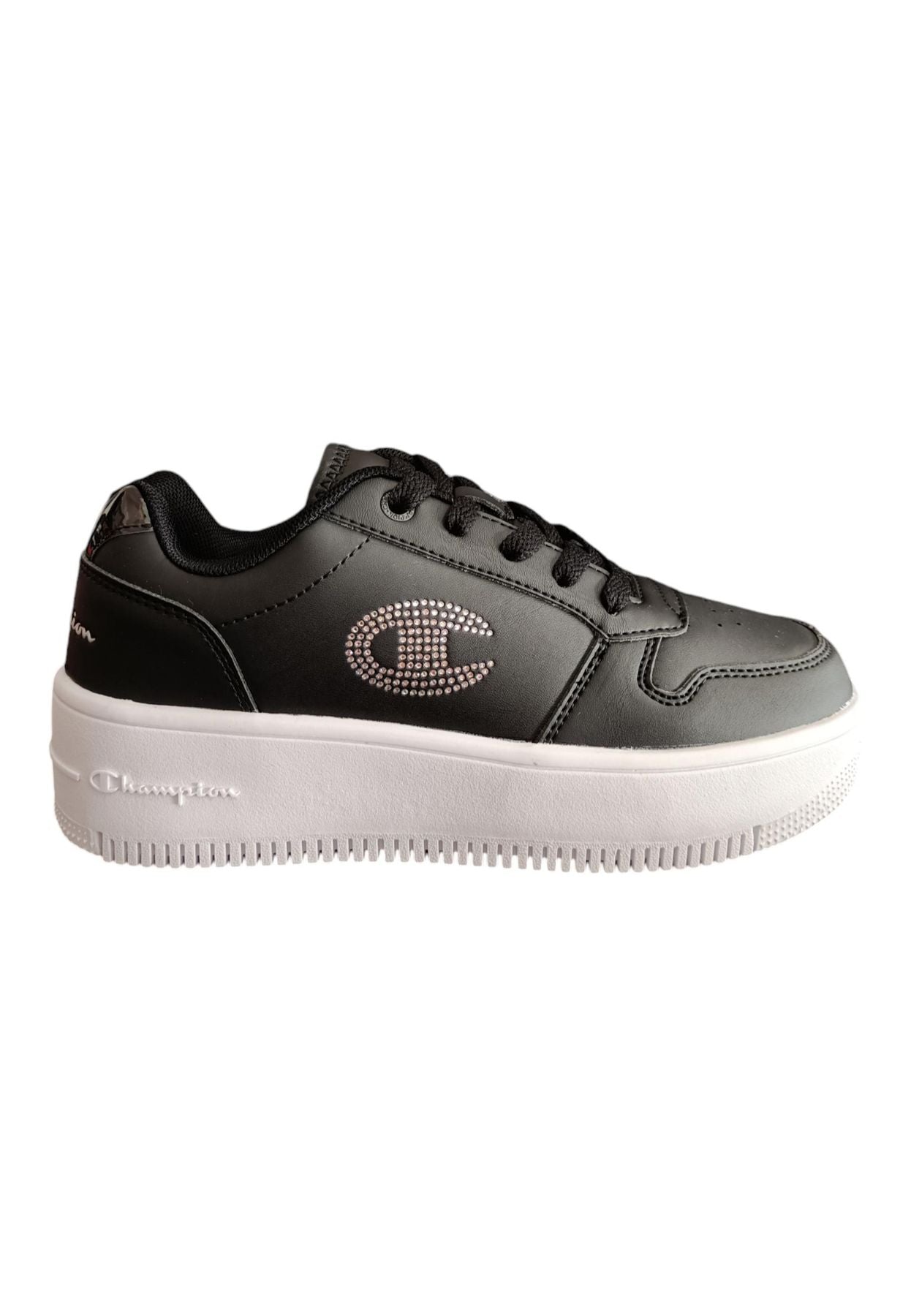 Scarpe sneakers Unisex bambini Champion REBOUND  lilla laccio elastico