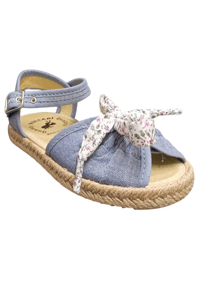 Espadrillas bambina Vul-Ladi Carla jeans tela velcro summer style