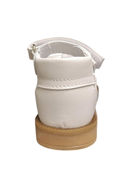 Scarpe sandalo tallonato Bambine balducci CITA  bianco velcro