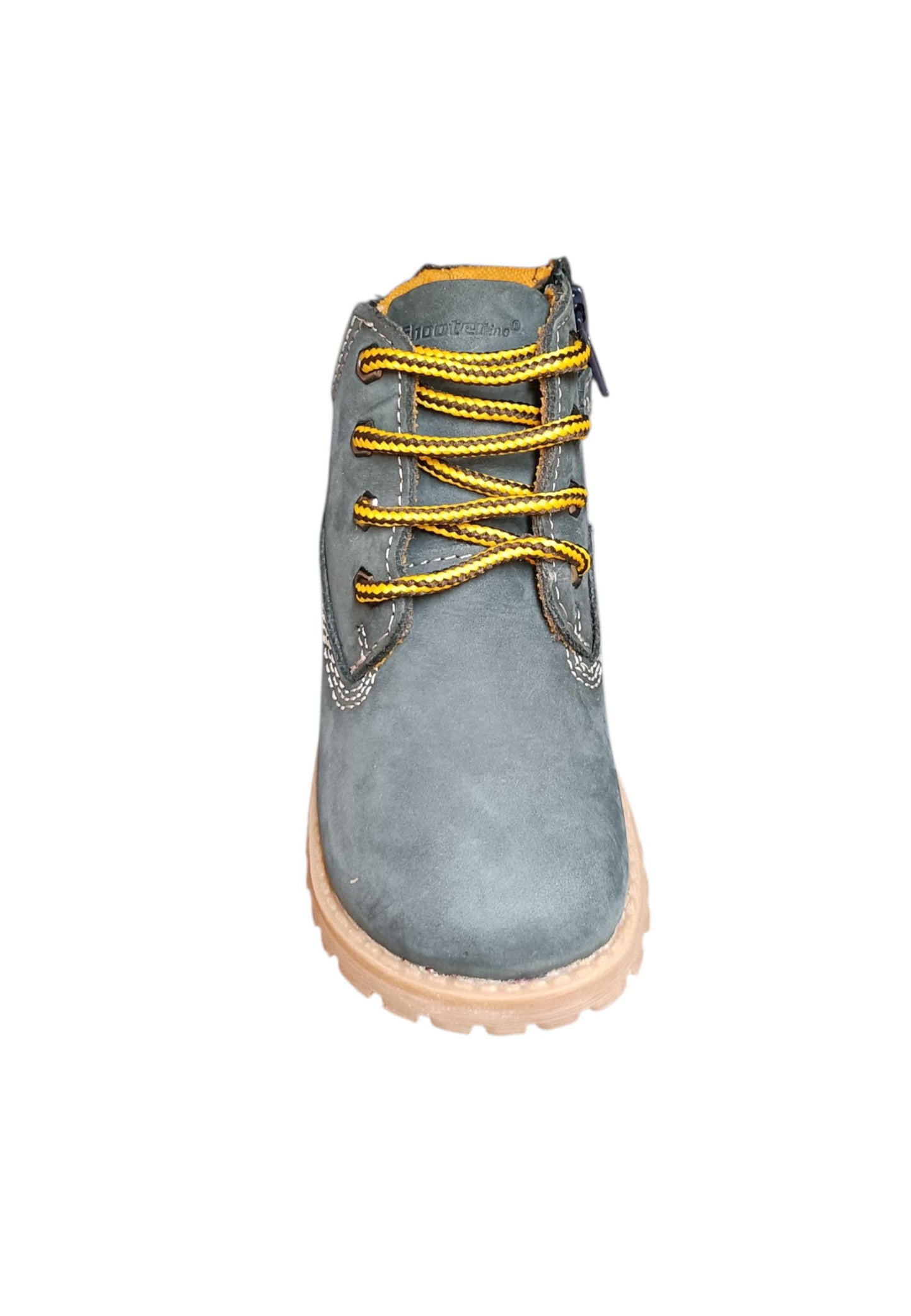 Boscaiolo bambino Shooterino Basic blue camel pelle lacci casual style