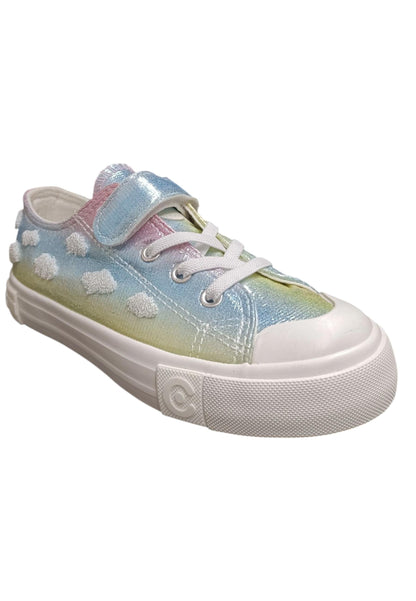 Scarpe sneakers Bambine e ragazze Conquitos COSH  multicolore laccio elastico e velcro