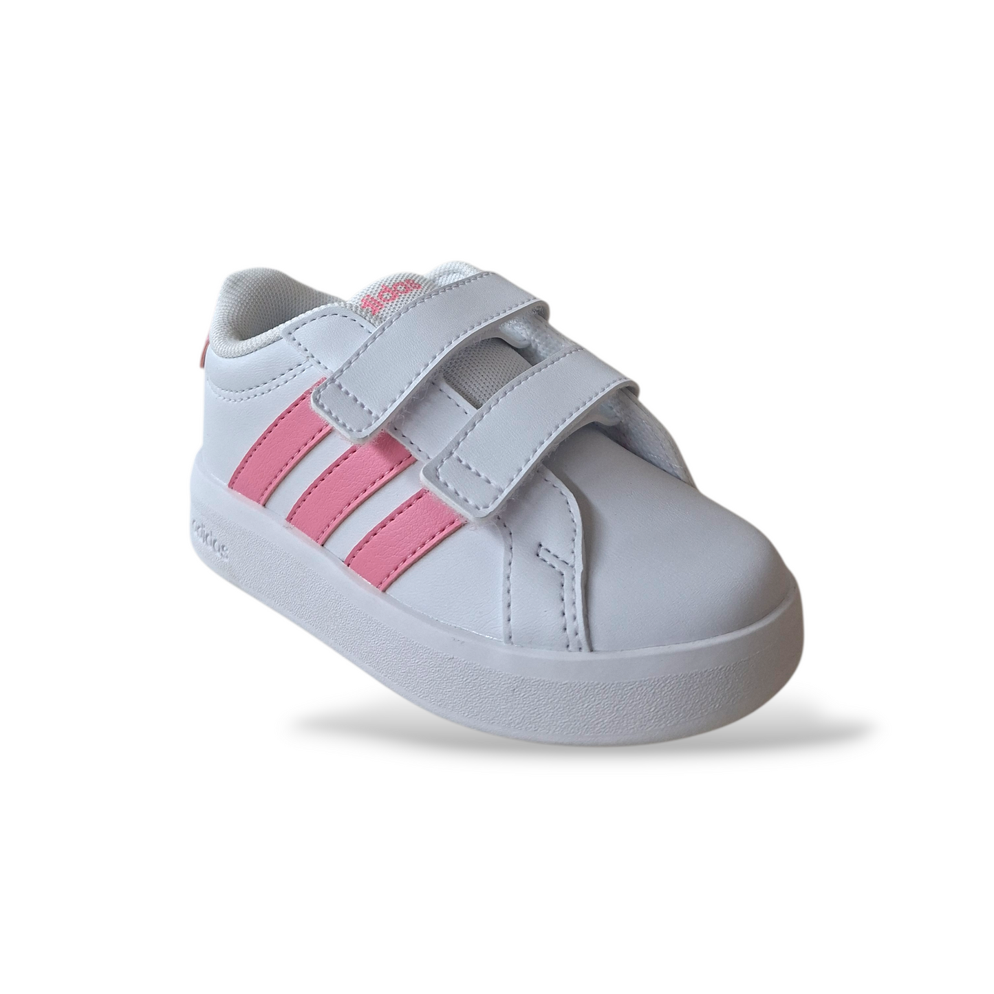 Sneakers bambina Adidas Grand Court bianco rosa sportive