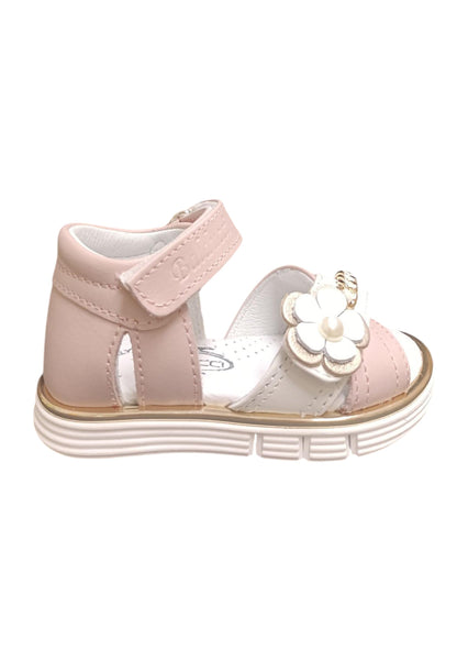 Scarpe sandalo tallonato Bambine balducci CITA  rosa-bianco-oro velcro
