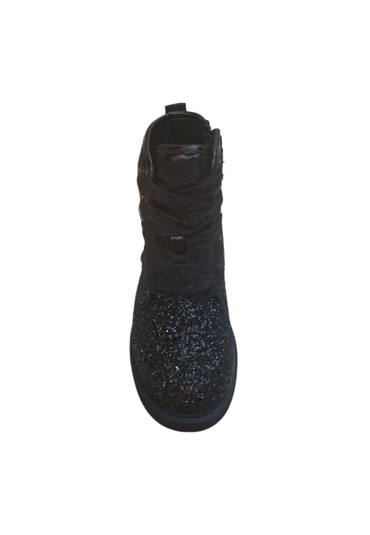 Anfibio bambina Gioseppo Surany nero glitter zip laterale urban style