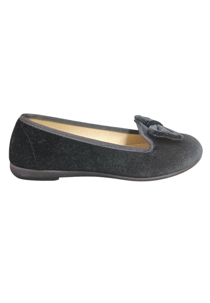Ballerina ragazza Vul-Ladi Candy nero velluto velcro elegance style