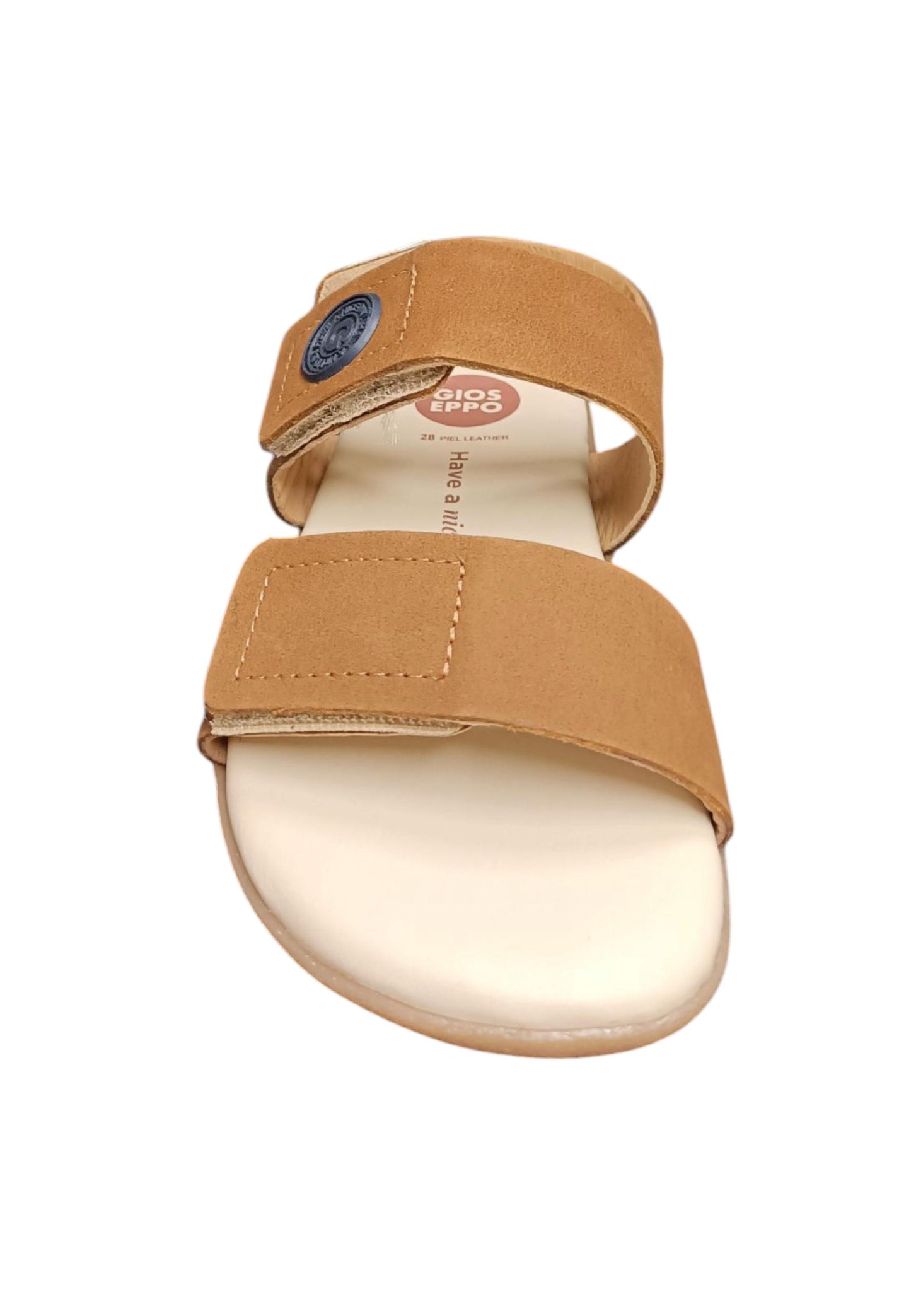 Sandalo bambino Gioseppo Lenroot cuoio pelle velcro comfort elegance