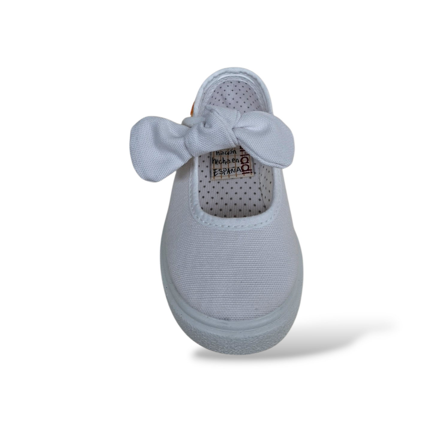 Scarpe ballerina Bambine VUL-LADI vulcanizados 1041-719 bianco velcro