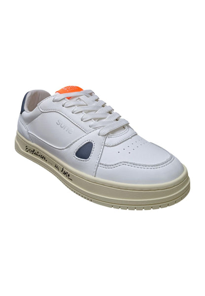Scarpe sneakers Unisex bambini SUNS YANKEES  bianco-nero 20-35 velcro/ 36-39 laccio