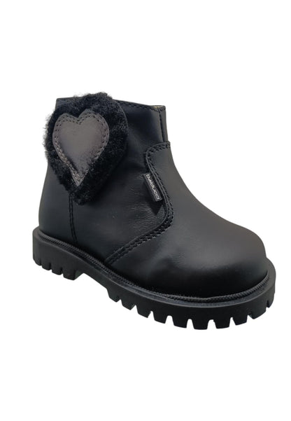 Stivaletto Bambina Balducci MATRIX Nero con Zip - Primi Passi Pelle