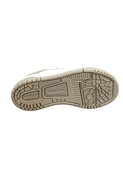 Scarpe sneakers Bambini e ragazzi adidas rapid court  grigio-bianco velcro