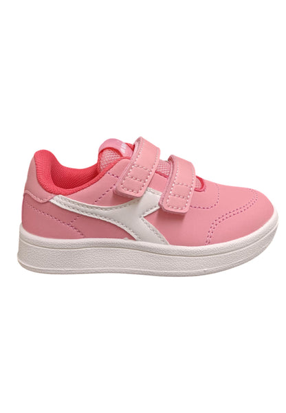 Scarpe sneakers Bambine e ragazze Diadora bonny  rosa fucsia velcro