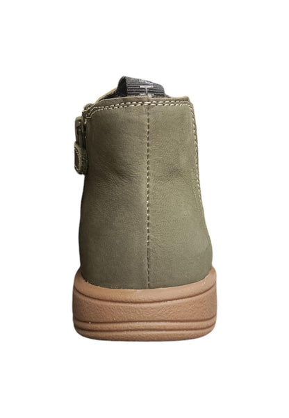 Stivaletto Bambine Gioseppo CIGAND Verde con Zip - Scarpe Nabuk