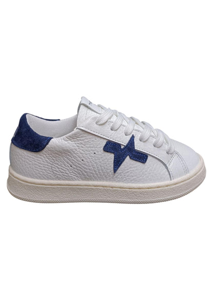 Scarpe sneakers Bambini e ragazzi TWELVE gamme  bianco-blue laccio