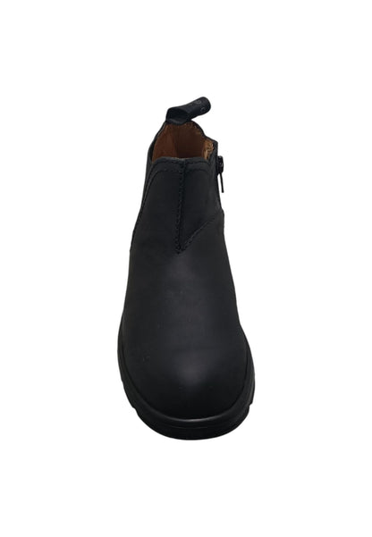 Stivaletti bambino Grunland Junior Stat nero pelle - Stile classico con elastico