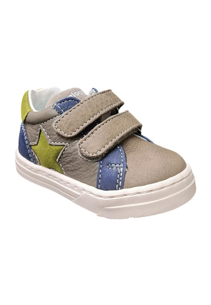 Scarpe sneakers Unisex bambini balocchi MINI  grigio-blue-verdone velcro