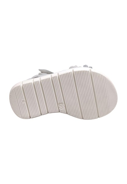 Scarpe sandalo tallonato Bambine balducci CITA  bianco-oro velcro