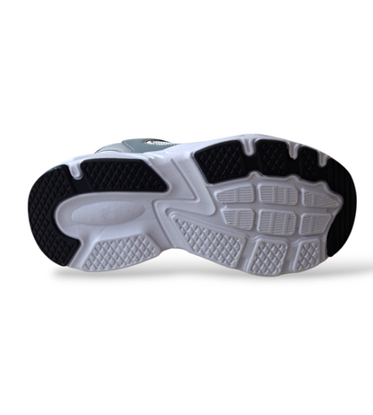 Diadora Alley – Sneakers Ragazzo Grigio Bianco | Scamosciato e Laccio | Taglie 36-39