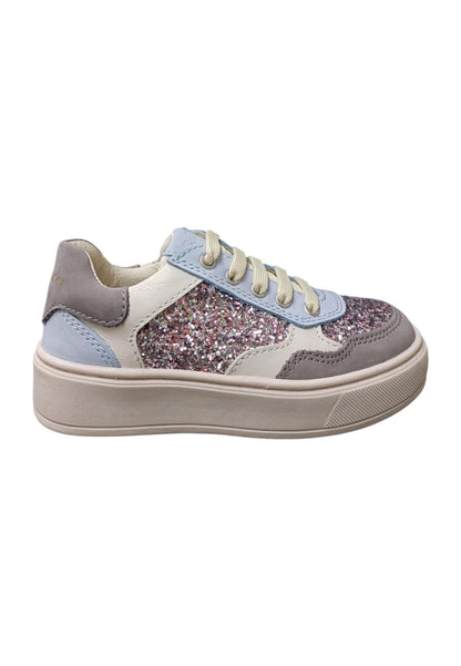 Scarpe sneakers Bambine e ragazze balducci KIABI  beige-rosa-bianco-multicolor laccio e zip laterale