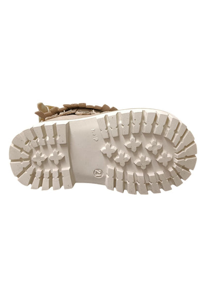 Stivaletto Bambina Balducci MATRIX Taupe Oro con Zip - Primi Passi Suede