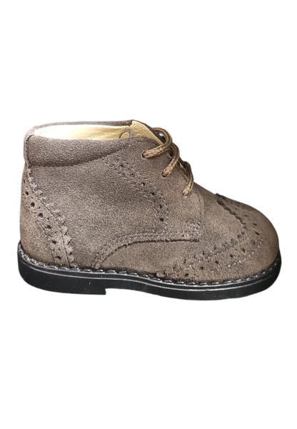 Scarpe inglesino scarpa elegante Bambini panyno B2920 grigio laccio