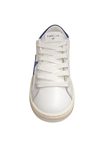 Scarpe sneakers Bambini e ragazzi TWELVE gamme  bianco-blue laccio