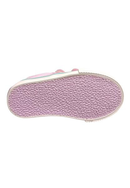 Scarpe sneakers Bambine e ragazze Victoria tribu  rosa-celeste-arancione velcro