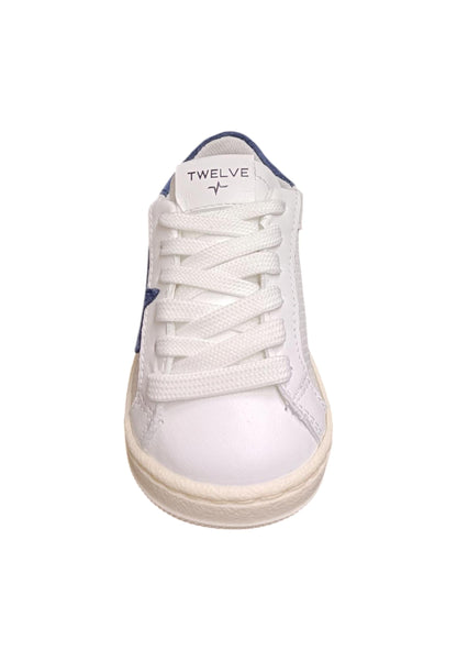 Scarpe sneakers Bambini e ragazzi TWELVE gamme  bianco-blue laccio