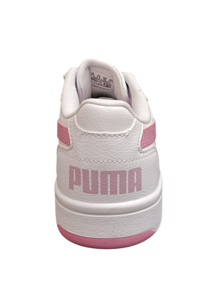Scarpe sneakers Bambini e ragazzi PUMA REBOUND  bianco-rosa laccio