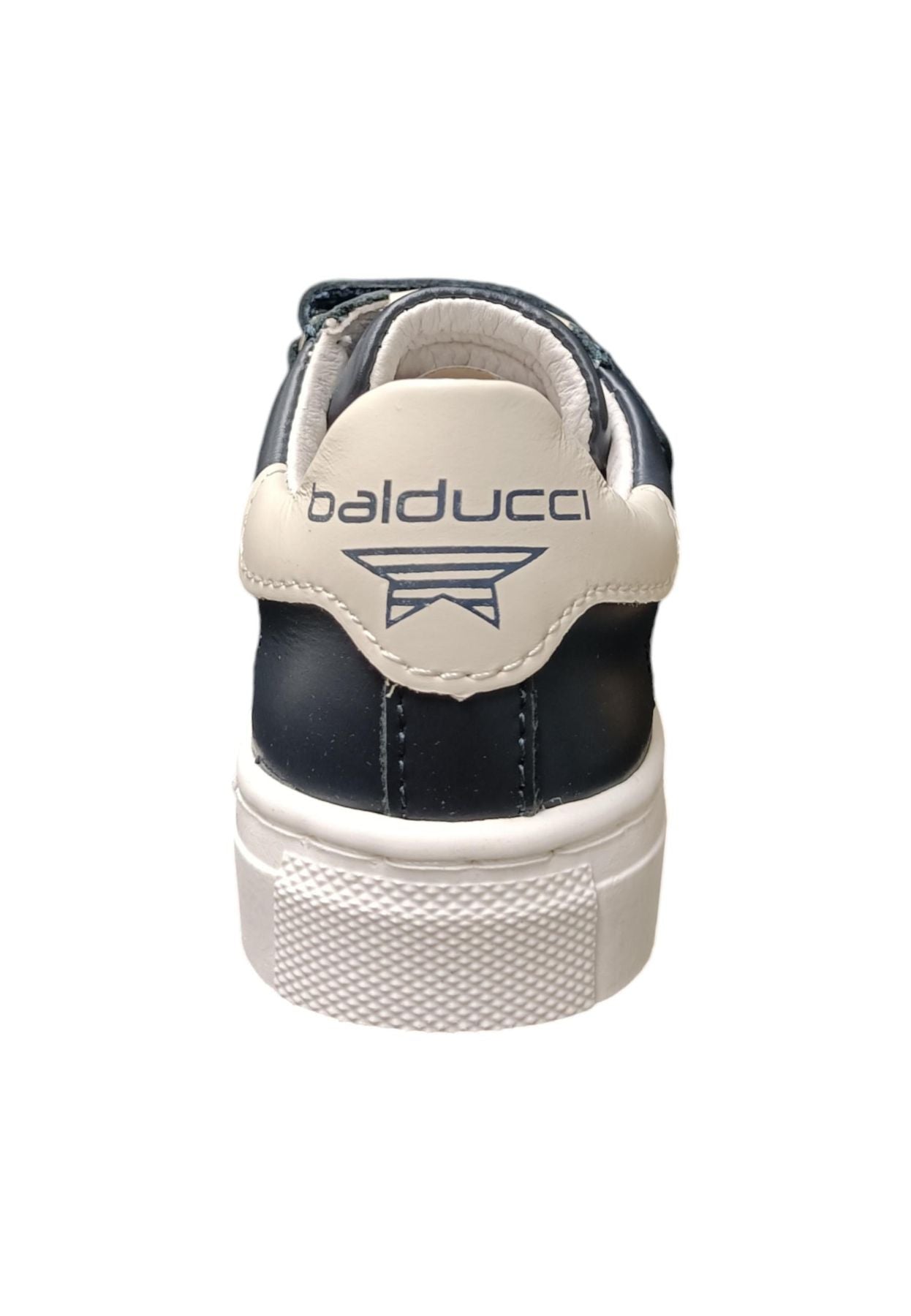 Scarpe sneakers Unisex bambini balducci BUTTER  blue-bianco laccio e zip laterale