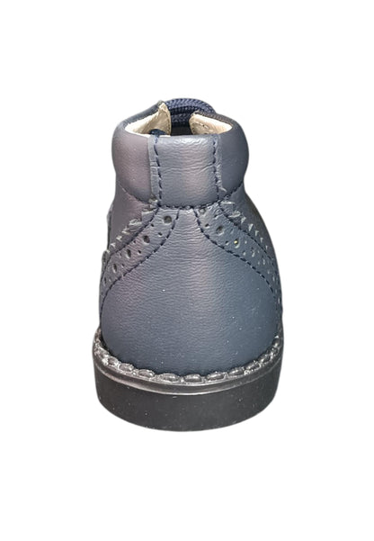 Scarpe inglesino scarpa elegante Bambini panyno B2920 blue laccio